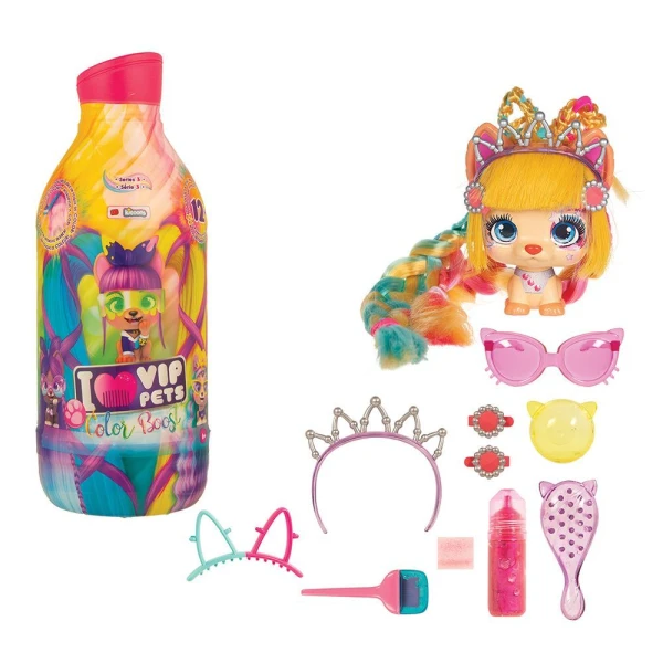 VIP PETS SERIES 2 COLOR BOOST COLLECTIBLE DOLL WITH EXTRA LONG HAIR