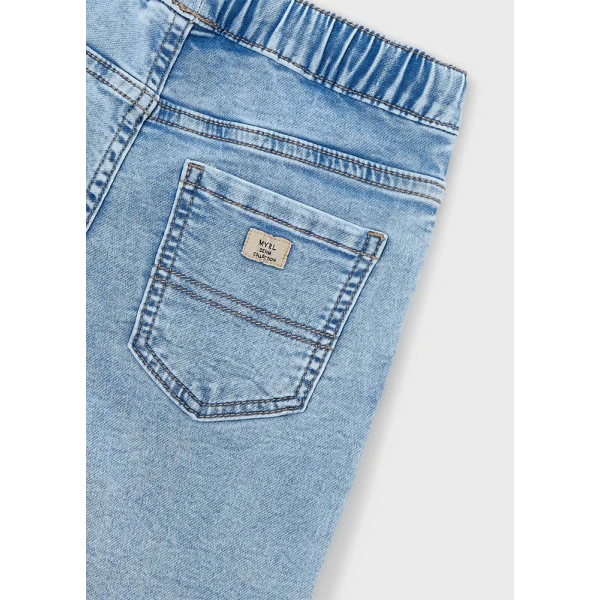 MAYORAL ΒΕΡΜΟΥΔΑ SOFT DENIM JOGGER ΤΖΗΝ ΑΝΟΙΧΤΟ