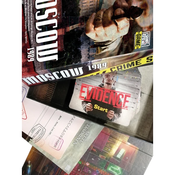 AS GAMES ΕΠΙΤΡΑΠΕΖΙΟ ΠΑΙΧΝΙΔΙ CRIME SCENE MOSCOW 1989 ΓΙΑ ΗΛΙΚΙΕΣ 18+ ΧΡΟΝΩΝ ΚΑΙ 1+ ΠΑΙΚΤΕΣ