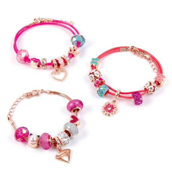 MAKE IT REAL - HALO CHARMS BRACELETS: THINK PINK 