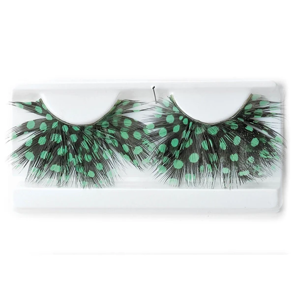 CARNIVAL ACCESSORY POLKA-DOT EYELASHES - 6 COLOURS