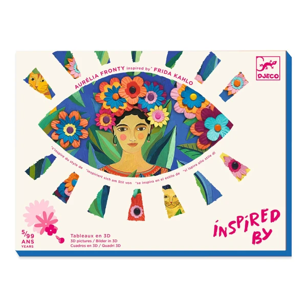 DJECO INSPIRED BY FRIDA KAHLO - CREATE 3D PICTURES