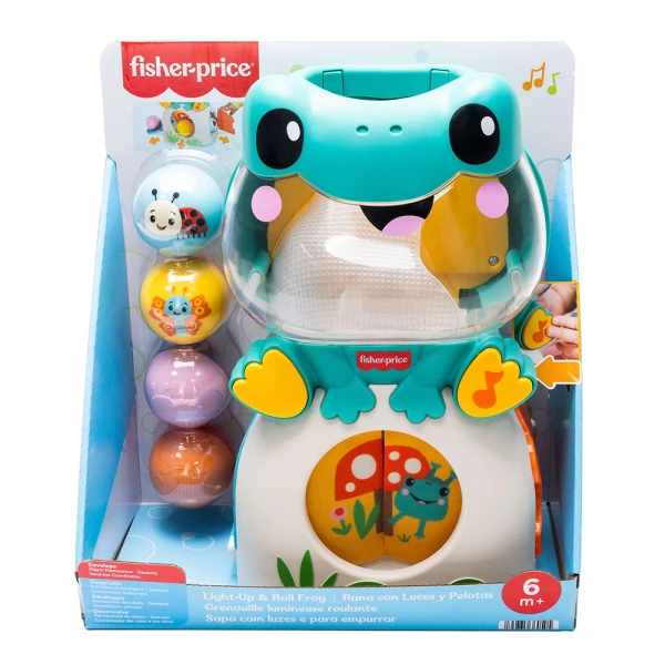 FISHER PRICE ΒΑΤΡΑΧΟΣ ΜΕ ΜΠΑΛΙΤΣΕΣ ΗΧΟΥΣ ΚΑΙ ΦΩΤΑ