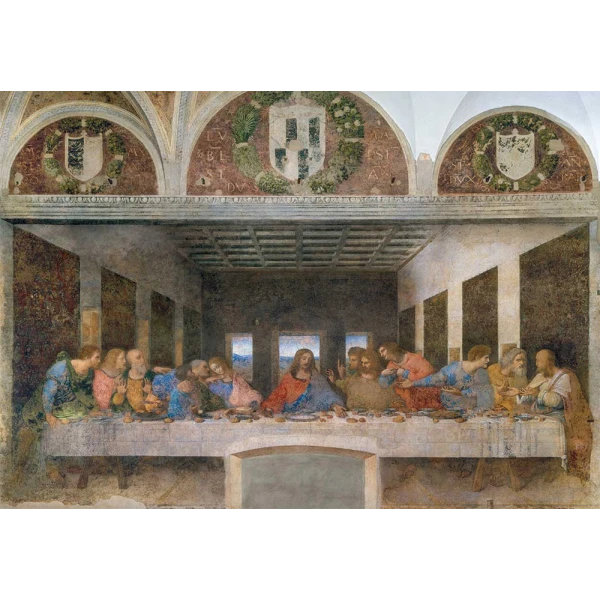 CLEMENTONI ΠΑΖΛ MUSEUM COLLECTION LEONARDO DA ΜΥΣΤΙΚΟΣ ΔΕΙΠΝΟΣ 1000 τεμ.