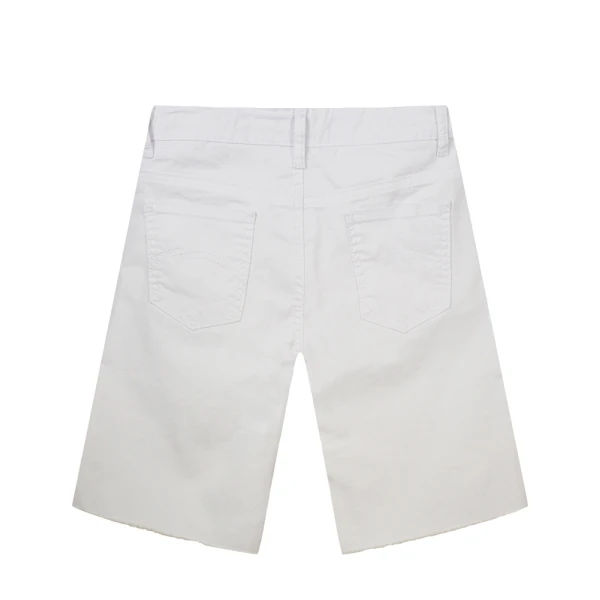 ENERGIERS BERMUDA PANTS AND BELT GIRL WHITE