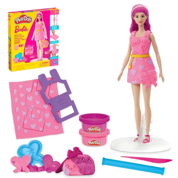 PLAY-DOH BARBIE HEARTS AND HAIR