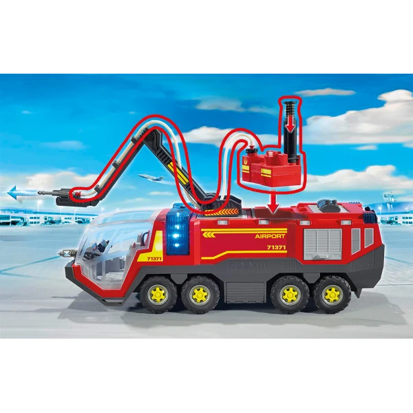 PLAYMOBIL CITY ACTION ΠΥΡΟΣΒΕΣΤΙΚΟ ΟΧΗΜΑ ΜΕ ΦΩΤΑ, ΗΧΟ ΚΑΙ ΠΥΡΟΣΒΕΣΤΙΚΟ ΚΑΝΟΝΙ