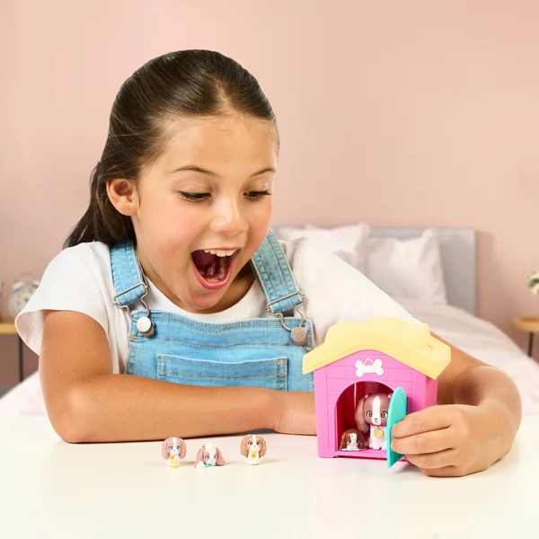 LITTLE LIVE PETS MAMA SURPRISE FAMILIES - HOUSE & PUPPIES PLAYSET (4 DESIGNS)
