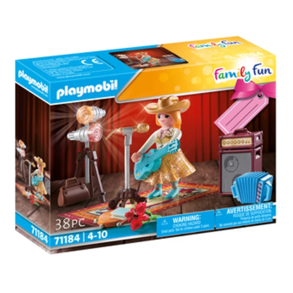 PLAYMOBIL FAMILY FUN GIFT SET ΤΡΑΓΟΥΔΙΣΤΡΙΑ COUNTRY ΜΟΥΣΙΚΗΣ
