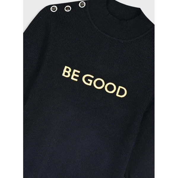 ENERGIERS BLOUSE GIRL BLACK