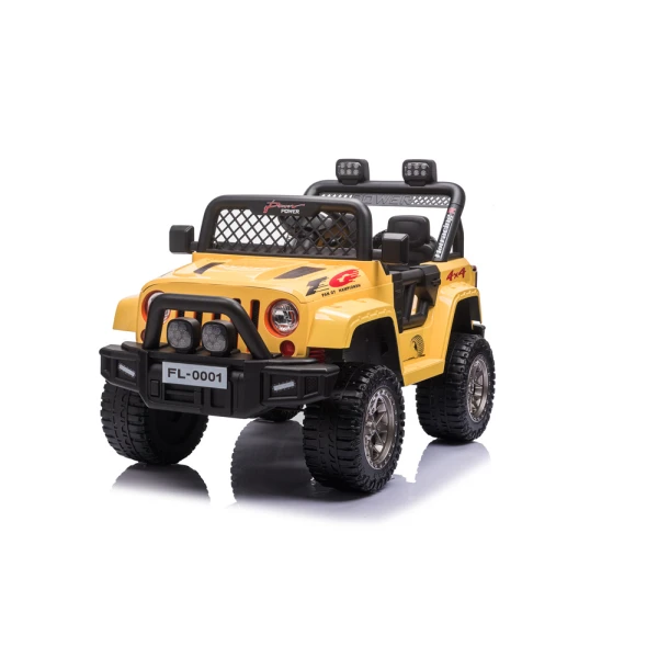 RECHARGEABLE JEEP WITH CONTROLLER 12V 7AH YELLOW