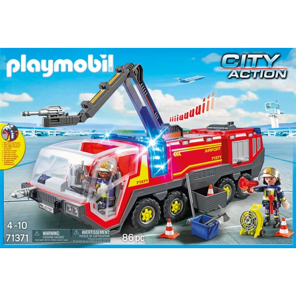 PLAYMOBIL CITY ACTION ΠΥΡΟΣΒΕΣΤΙΚΟ ΟΧΗΜΑ ΜΕ ΦΩΤΑ, ΗΧΟ ΚΑΙ ΠΥΡΟΣΒΕΣΤΙΚΟ ΚΑΝΟΝΙ