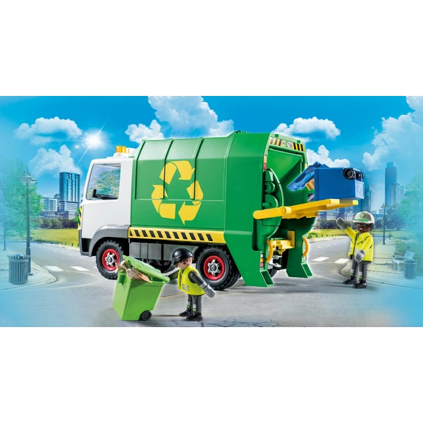 PLAYMOBIL CITY LIFE ΟΧΗΜΑ ΣΥΛΛΟΓΗΣ ΑΝΑΚΥΚΛΟΥΜΕΝΩΝ ΑΠΟΡΡΙΜΑΤΩΝ