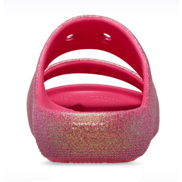 CROCS CLASSIC IRIDISCENT GLITTER SANDAL 2 DRAGON FRUIT