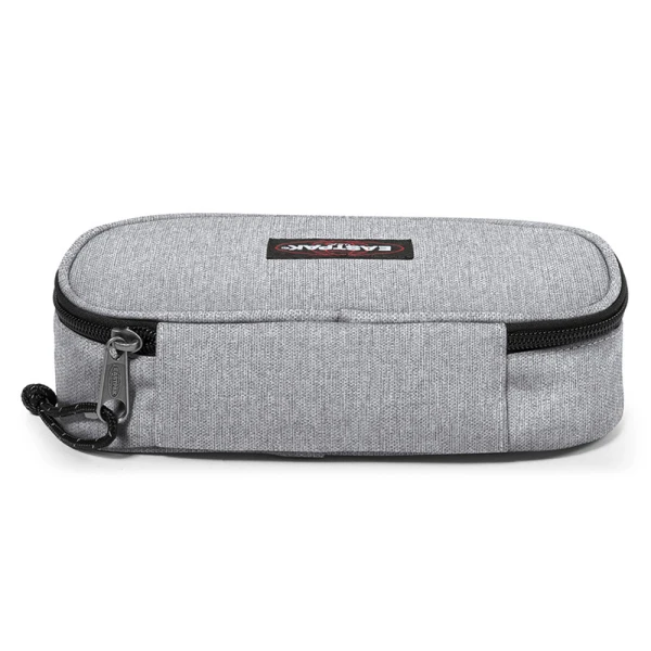 EASTPAK OVAL XL SINGLE PENCIL CASE SUNDAY GREY