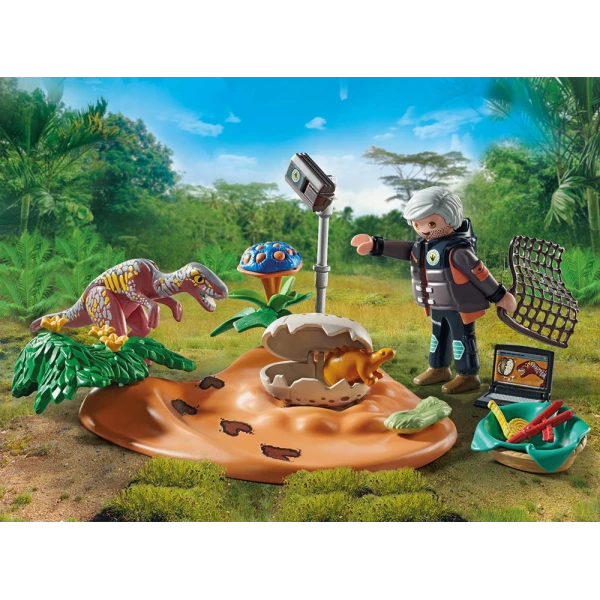 PLAYMOBIL DINOS ΦΩΛΙΑ ΣΤΕΓΟΣΑΥΡΟΥ ΚΑΙ ΚΛΕΦΤΗΣ ΑΥΓΩΝ