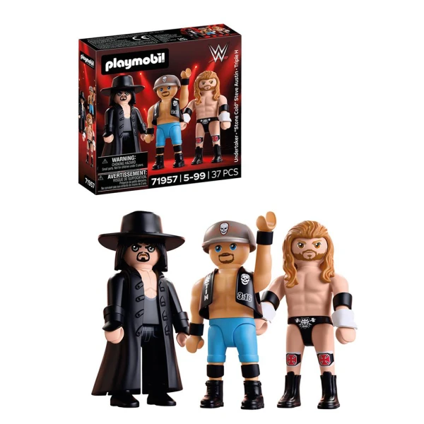 PLAYMOBIL WWE® ΤΡΕΙΣ ΠΑΛΑΙΣΤΕΣ ΤΗΣ ATTITUDE ERA