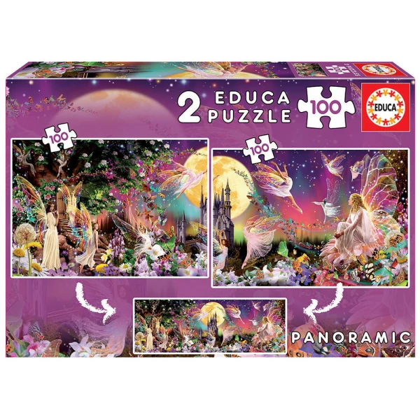 EDUCA PUZZLE 2X100 pcs FAIRIES