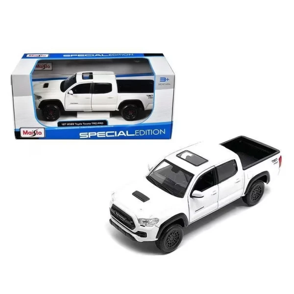 MAISTO 1:27 SPECIAL EDITION 2023 TOYOTA TACOMA TRD PRO WHITE