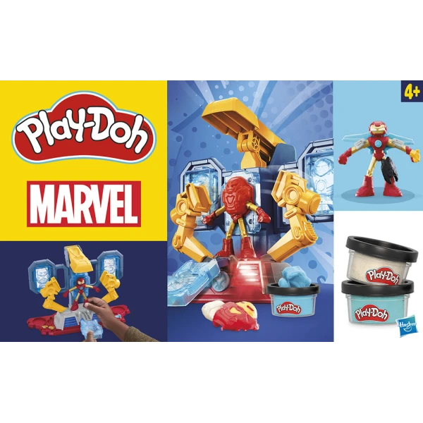 PLAY-DOH PLAYSET IRON MAN ARMOR MAKER LAB
