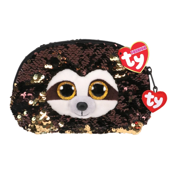 TY BEANIE BOOS SEQUIN PLUSH ACCESSORIES BAG SLOTH DANGLER