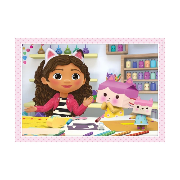 CLEMENTONI KIDS PUZZLE SUPER COLOR 4 IN 1 GABBY DOLLHOUSE PIXAR 12-16-20-24 PCS
