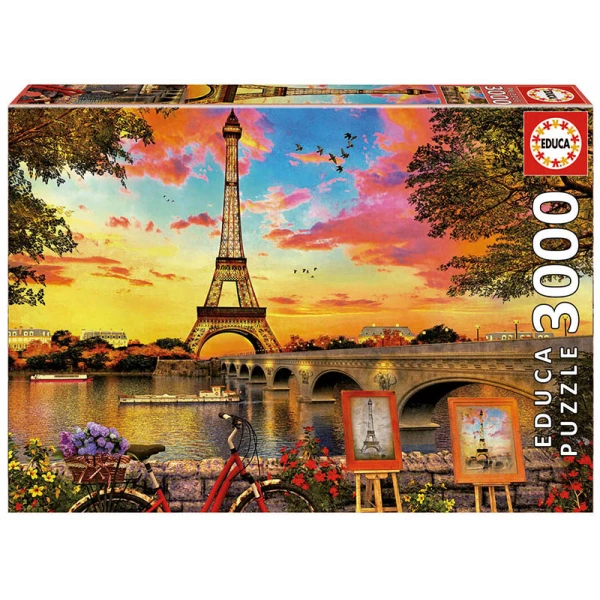 EDUCA PUZZLE 3000 pcs SUNSET IN PARIS