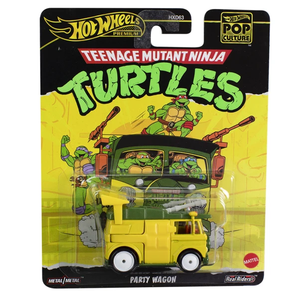 HOT WHEELS ΑΥΤΟΚΙΝΗΤΑΚΙΑ PREMIUM - POP CULTURE - TMNT PARTY WAGON