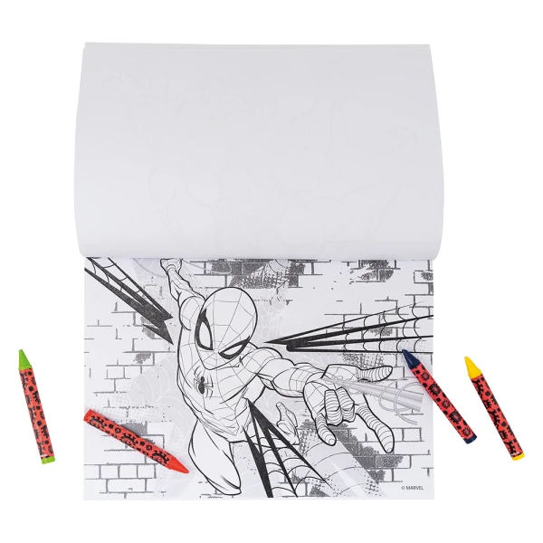 AS DRAWING SET MARVEL SPIDERMAN TRANSPARENT BAG FOR AGES 3+