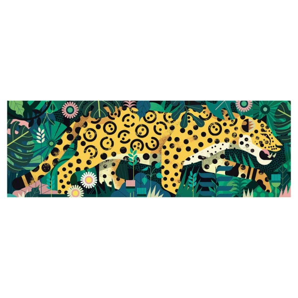 DJECO OBSERVATION PUZZLE 1000 pcs GALLERY LEOPARD