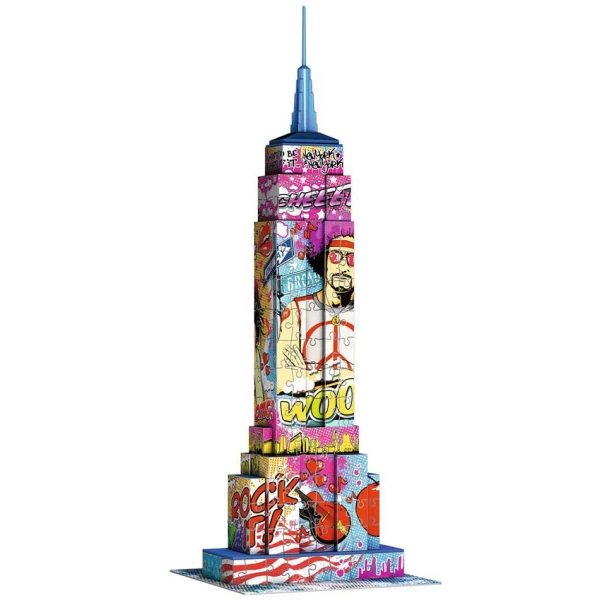 RAVENSBURGER 3D PUZZLE 216 pcs EMPIRE STATE BUILDING POP ART