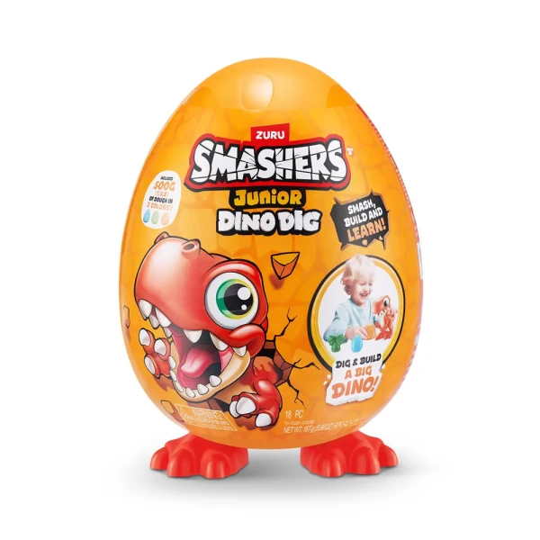 SMASHERS JUNIOR S1 MINIATURE DINO DIG SMALL EGG SURPRISE