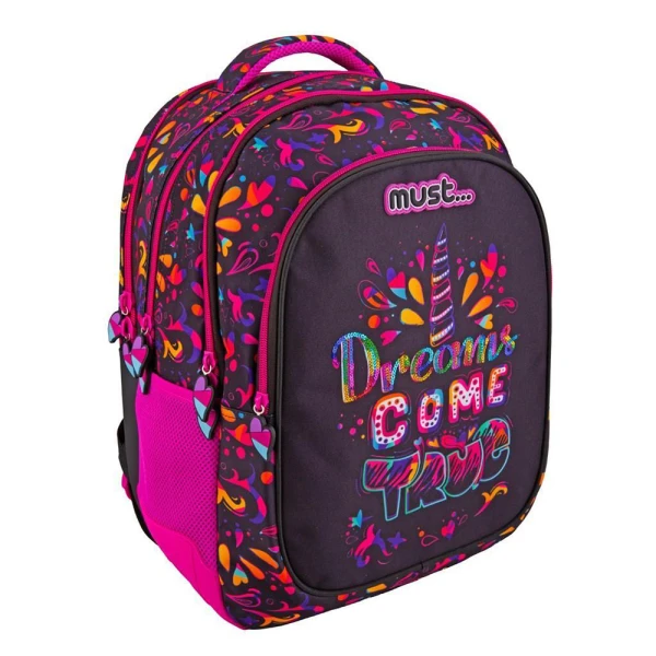 MUST ELEMENTARY SCHOOL BACKPACK MULTI 32X26X43 cm 4 CASES DREAMS COME TRUE