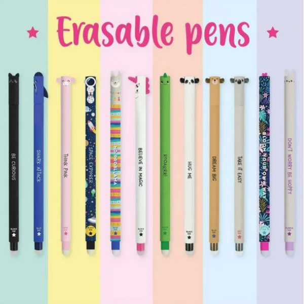 LEGAMI ERASABLE PEN BLACK - PANDA