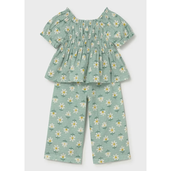 MAYORAL SET PANTS LONG BRIGHT GREEN 