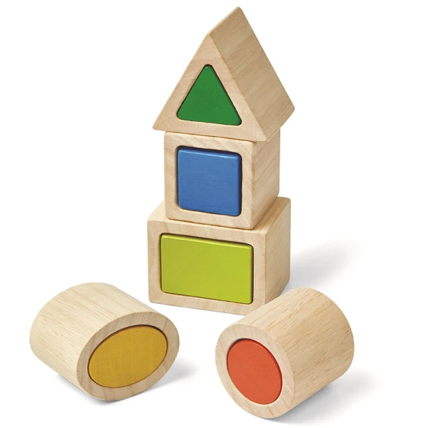 PLAN TOYS ΞΥΛΙΝΟ ΠΑΙΧΝΙΔΙ ΤΑΙΡΙΑΞΕ ΤΑ ΣΧΗΜΑΤΑ