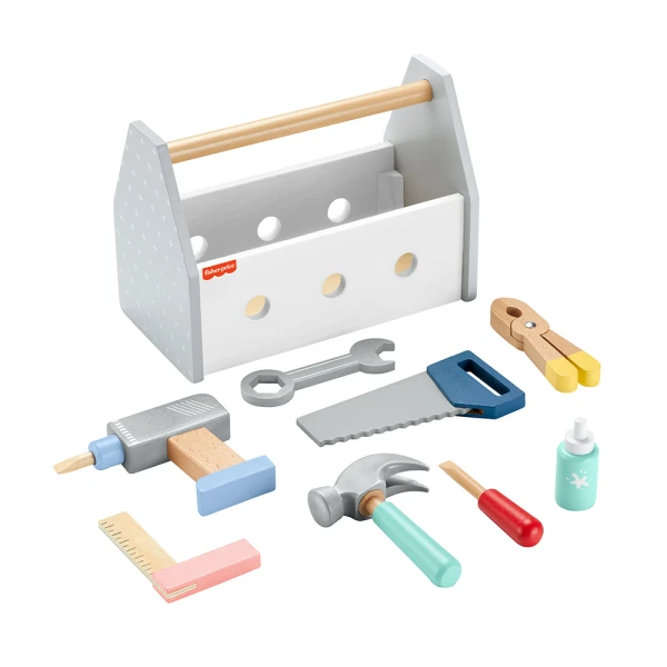FISHER PRICE ΞΥΛΙΝΗ ΘΗΚΗ ΜΕ ΕΡΓΑΛΕΙΑ