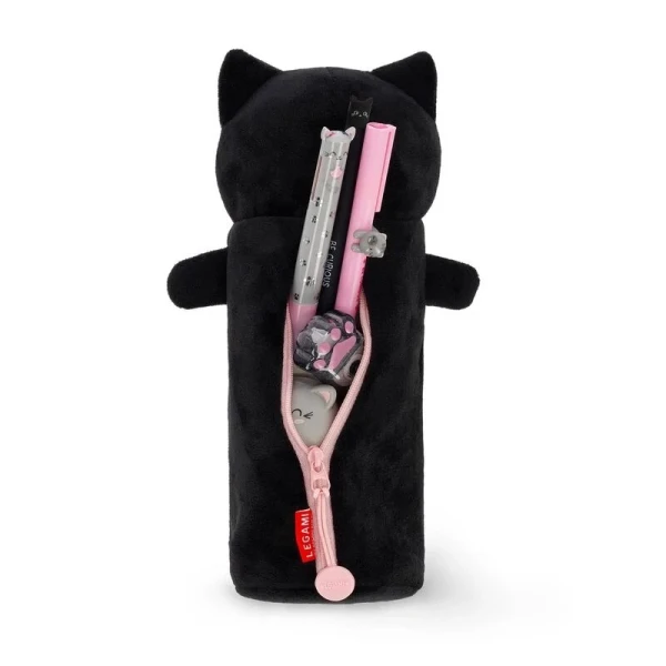 LEGAMI PLUSH PENCIL CASE SUPER SOFT - KITTY