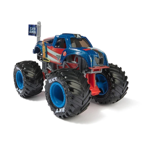 MONSTER JAM VEHICLE MARVEL 1 PACK 1:64 - SEVERAL DESIGNS
