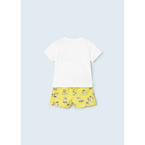 MAYORAL SET BEACH BLOUSE LEMON