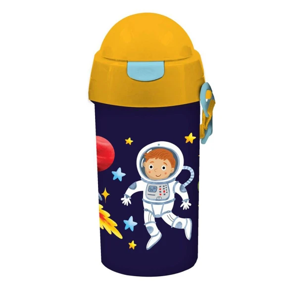 MUST ΠΑΓΟΥΡΙ ΝΗΠΙΟΥ 500ml PP ΜΕ ΚΑΛΑΜΑΚΙ 9X19 εκ. SPACE ADVENTURE