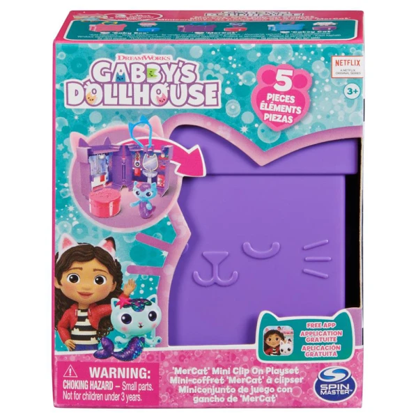 GABBY\'S DOLLHOUSE ΜΙΝΙ ΣΠΙΤΑΚΙΑ ΜΕ ΚΛΙΠ - 3 ΣΧΕΔΙΑ