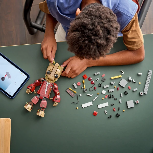LEGO®  MARVEL ΓΚΡΟΥΤ ΜΕ ΦΟΡΜΑ ΟΛΕΘΡΙΟΥ