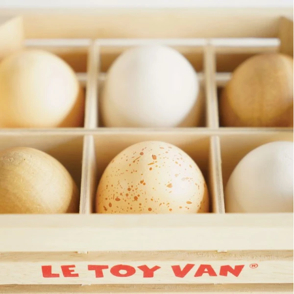 LE TOY VAN HONEYBAKE EGG CRATE SET OF 6 16x12x6 cm.