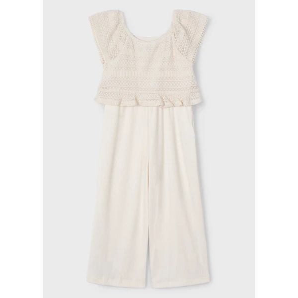 MAYORAL BODYSUIT COMBINED COTTON FANTASY BEIGE 