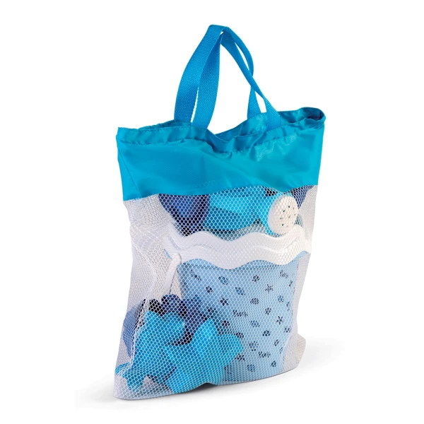 BAG WITH BEACH BUCKET SHELLS - 2 COLORS