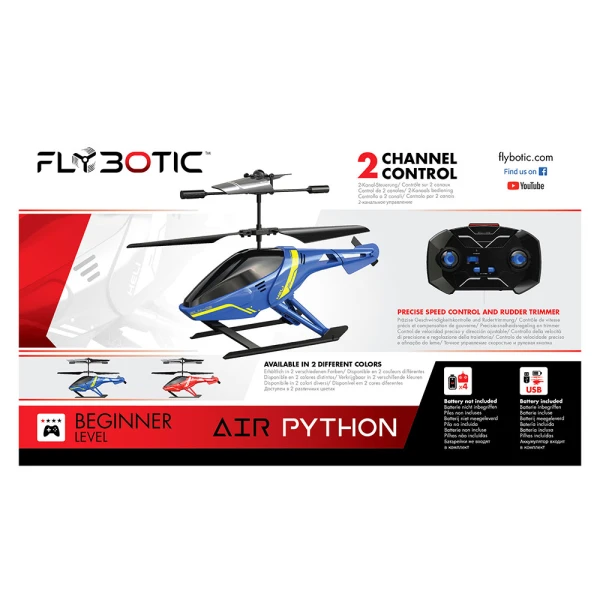 SILVERLIT FLYBOTIC AIR PYTHON ΤΗΛΕΚΑΤΕΥΘΥΝΟΜΕΝΟ ΕΛΙΚΟΠΤΕΡΟ ΓΙΑ 10+ ΧΡΟΝΩΝ
