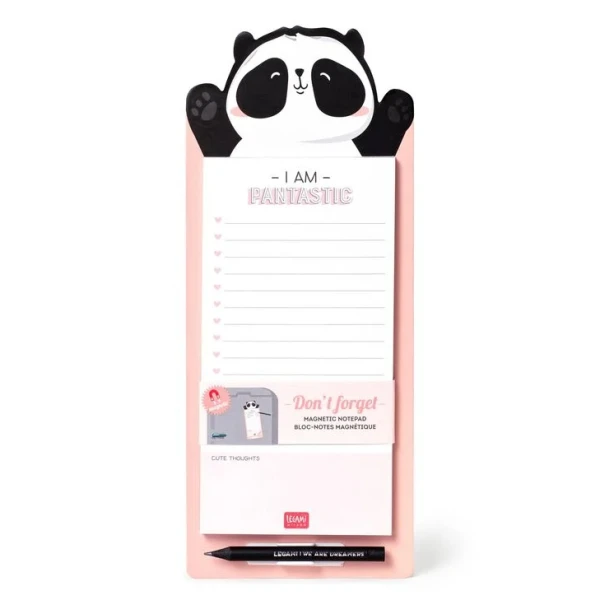 LEGAMI DON\'T FORGET - MAGNETIC NOTE-PAD - PANDA