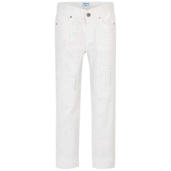MAYORAL LONG TROUSER WHITE