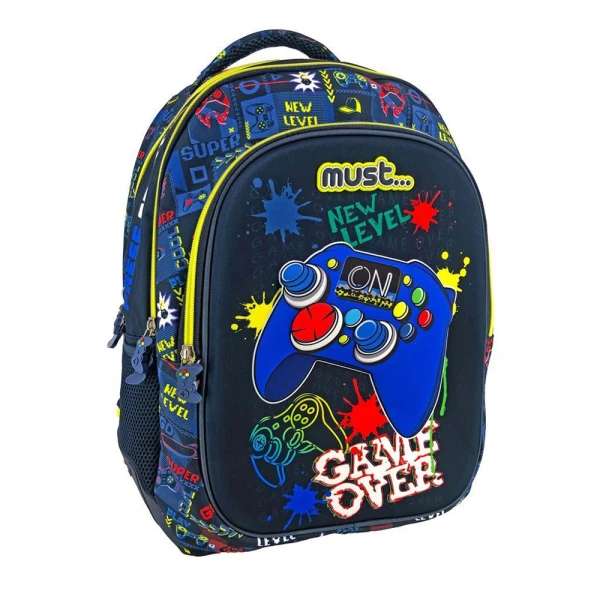 MUST ELEMENTARY SCHOOL BACKPACK PRESS START